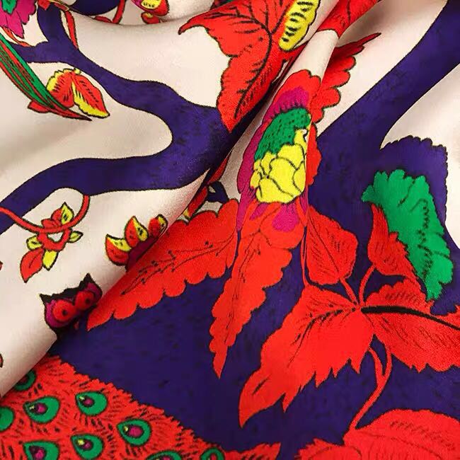 Silk New Silk Scarf Decoration With Retro Day Korean Version Of Literary Small Scarf Square Specification drawing