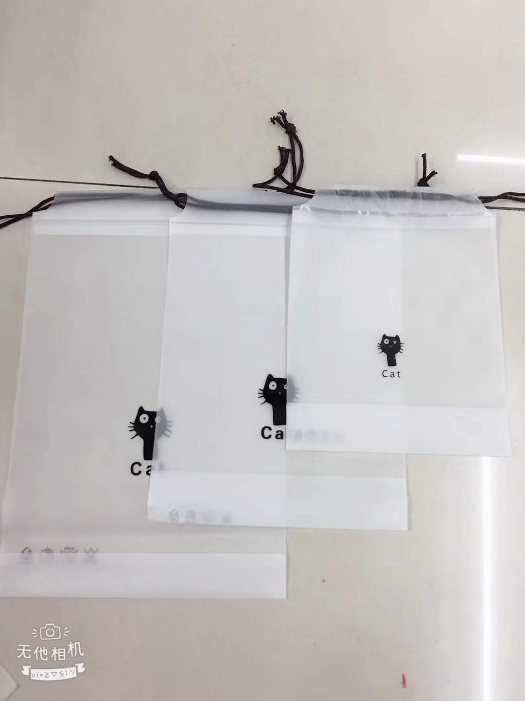 分类整理袋拉绳小件小号旅行便携学生分装透明衣服收纳袋束口抽绳