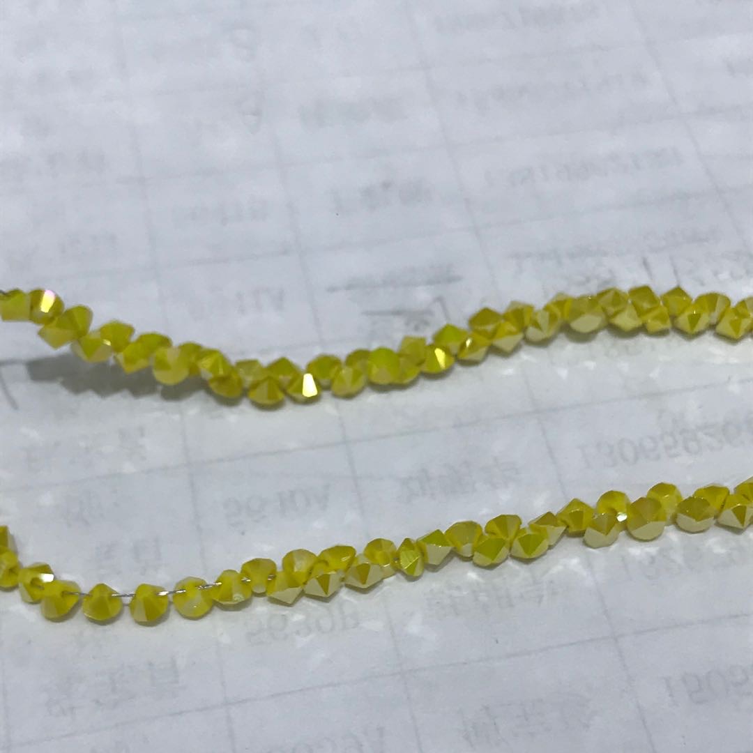 嫩黄的秋天颜色水晶颜值爆棚厂家直销细节图