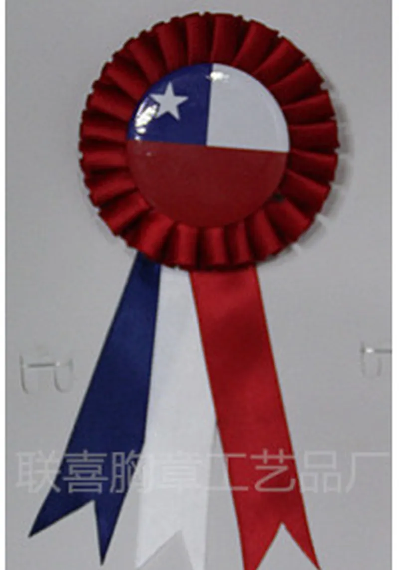 Flag Corsage Tinplate Individual Corsage Custom