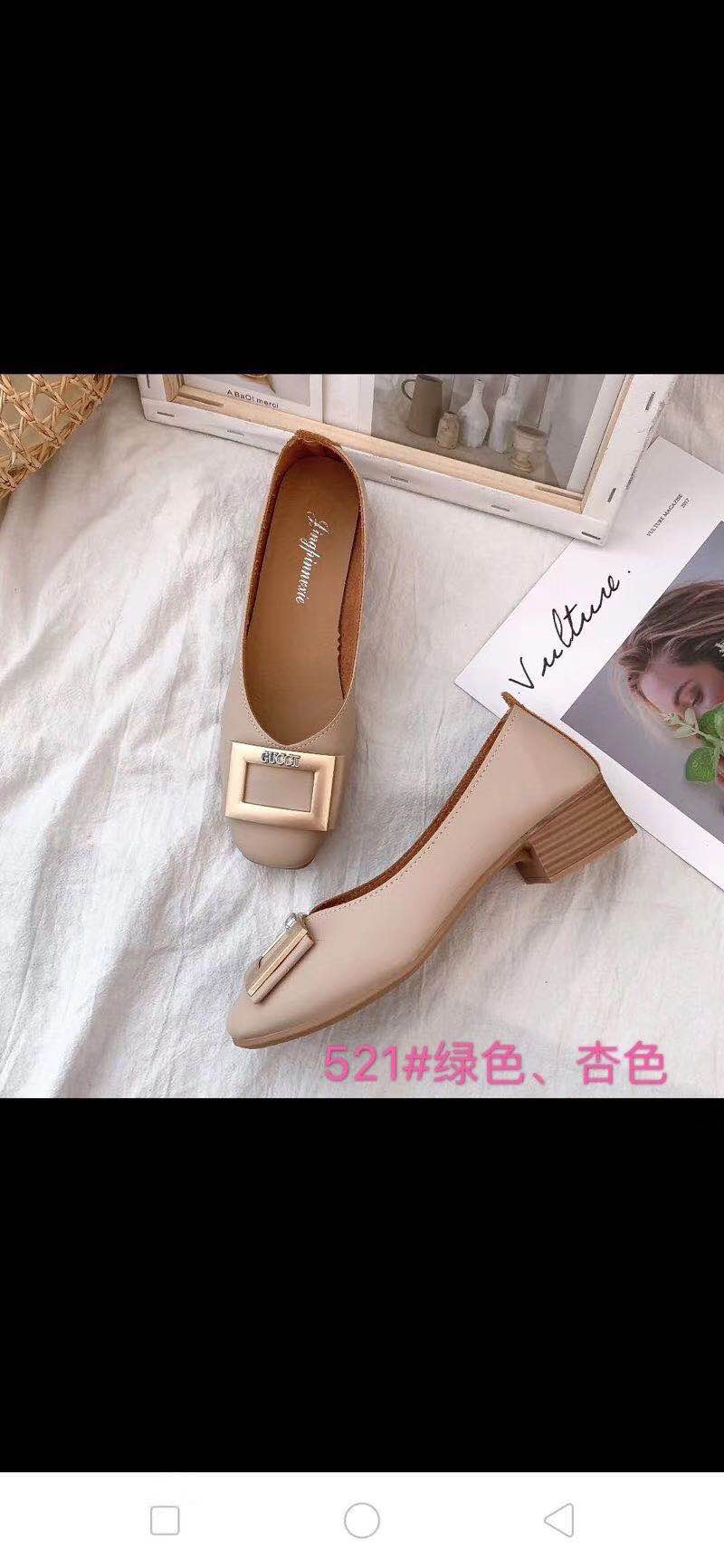 521 Kay Crown 2020 New Women's Soft Leather Shoes details Picture