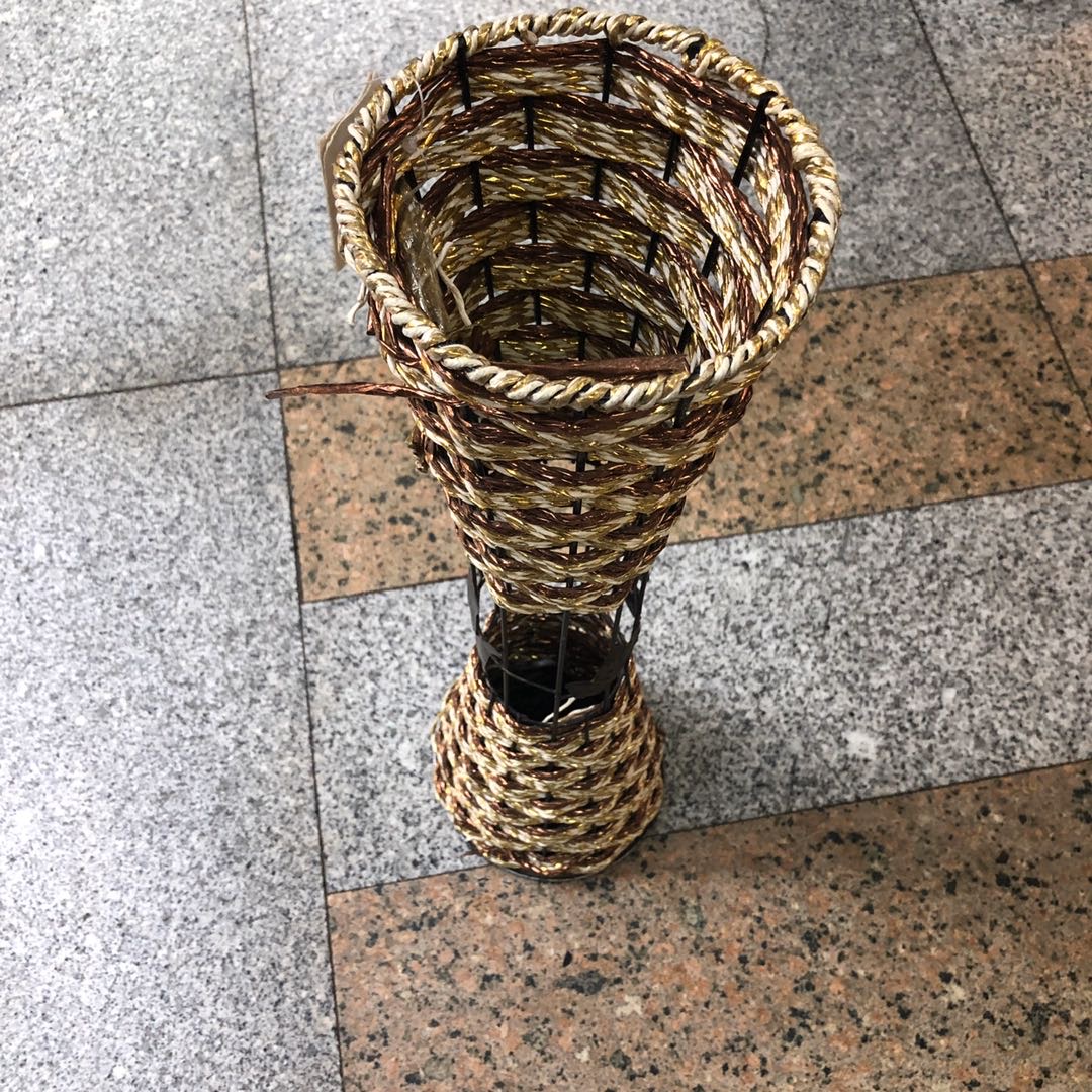 铁艺花架插花神器欧式摆件铁丝布艺花篮厂家批发产品图