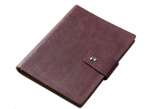 Business retro Loose-leaf A5 Office Notepad 6-hole pocket-leather smart notebook thumbnail