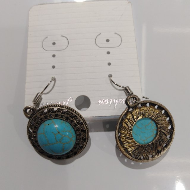 Bracelet Earrings Keychain Round earrings