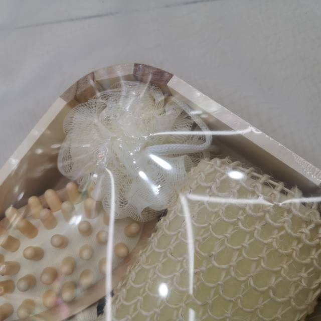 厂家直销高档沐浴套装磨脚石浴球搓澡巾浴室神器细节图