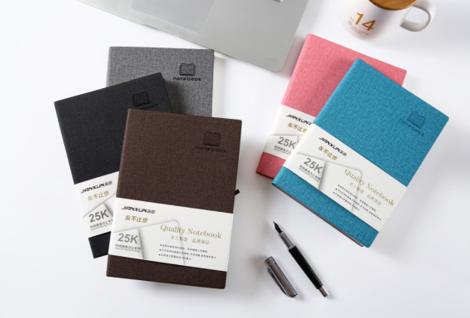 笔记本商务办公学习礼品套盒广告定制LOGO记事本