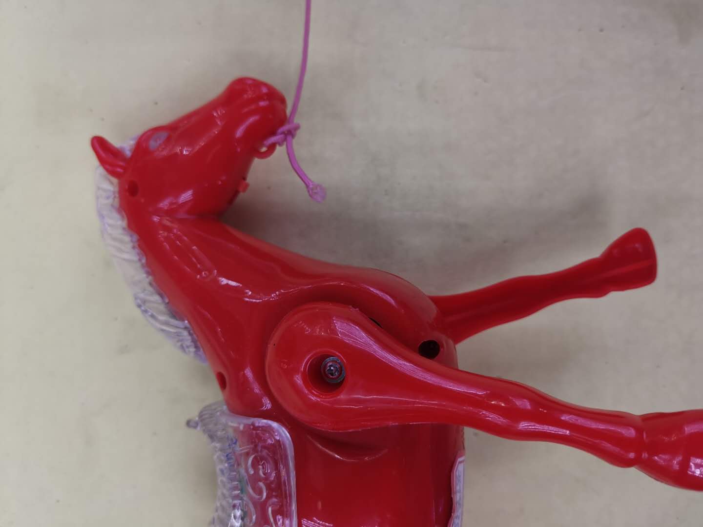 抖音同款网红牵线电动小马宝宝玩具爬行会跑的儿童走路玩具细节图