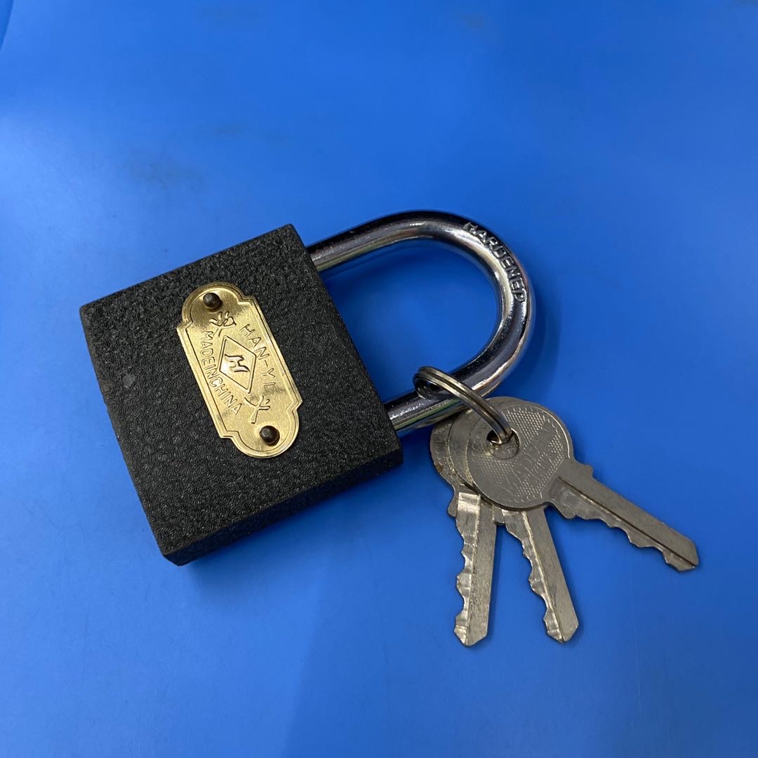 50mm灰色锁挂锁锁具配件厂家直销外贸出口