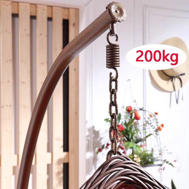 悬挂式藤编吊椅老年人洗澡椅靠背椅舒适便携耐用详情3