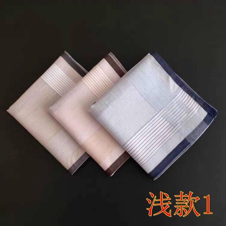 Middle-Aged And Elderly Men's Handkerchiefs Pure Cotton Middle-Aged And Elderly Handkerchiefs Nostalgic Women And Children Soft And Thin Handkerchief Cotton Square Towel