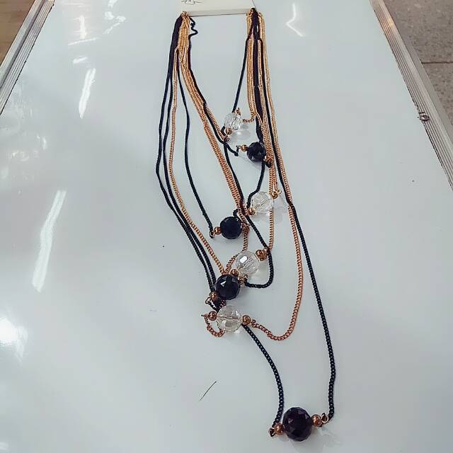 Direct sales of two-color zircon chain necklace jewelry from the manufacturer