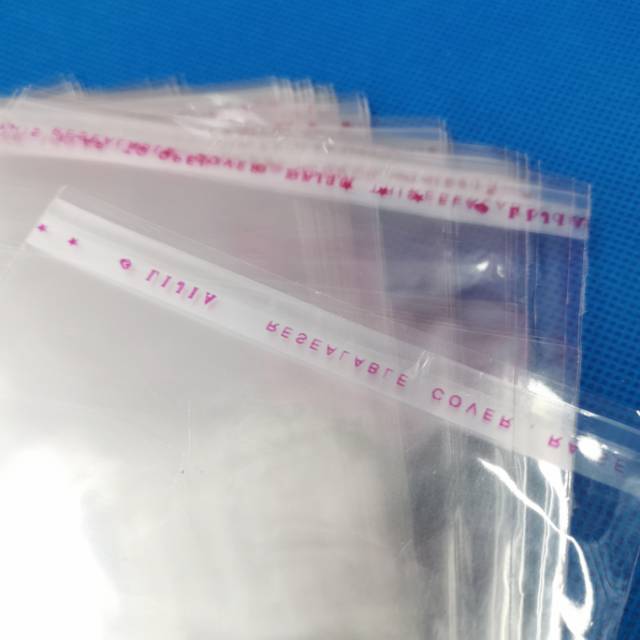 10*15 Pearlescent Film Card Head Pressing Teeth Transparent Self-Adhesive Opp Self-Adhesive Bag details Picture