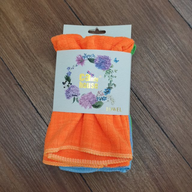 x06洗碗布抹布小方巾家务清洁百洁布厨房去油家用吸水擦桌子不沾油