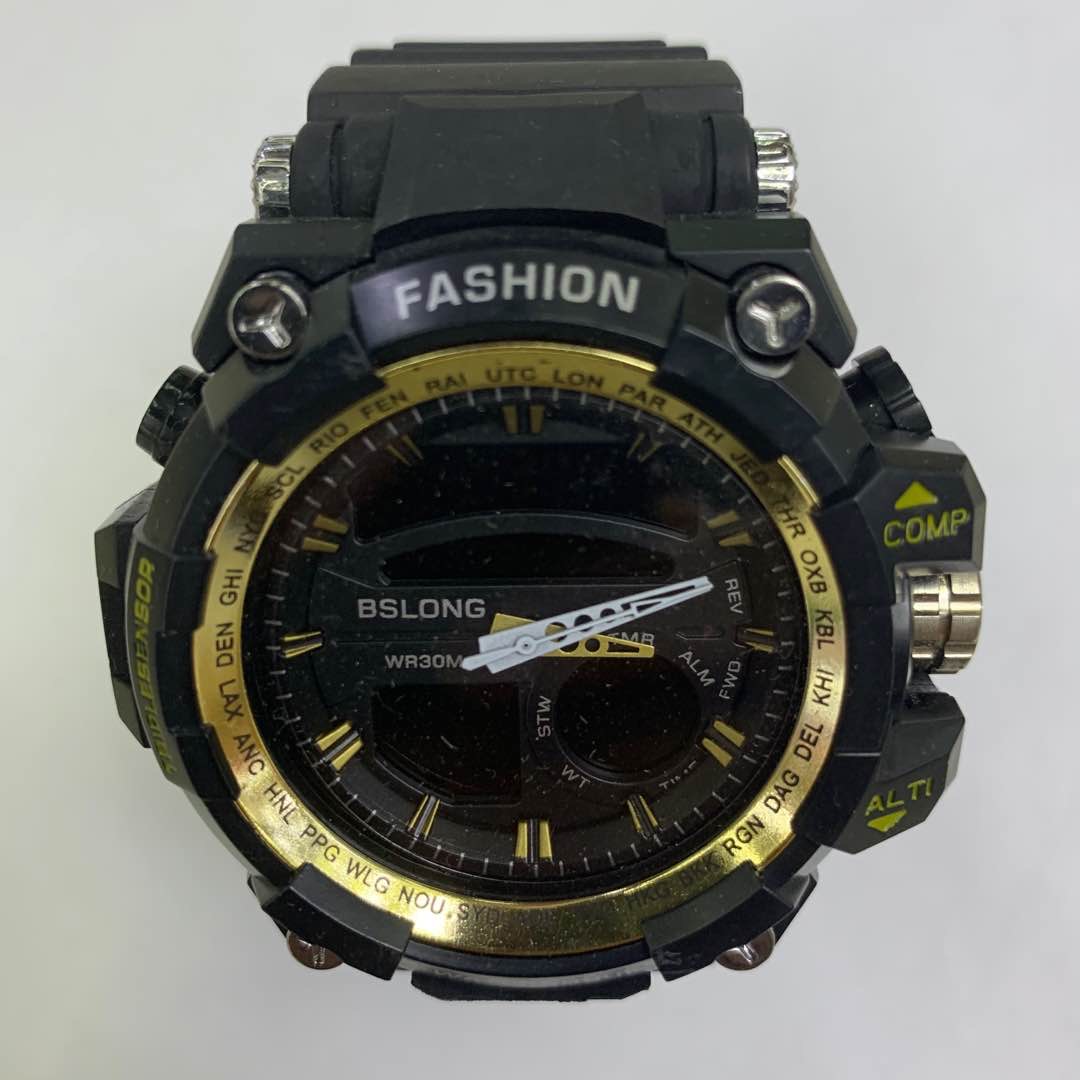 Reloj hombre reloj electrónico junior estudiante niño niños tendencia adolescente reloj a prueba de agua oro claro decorado dial details Picture