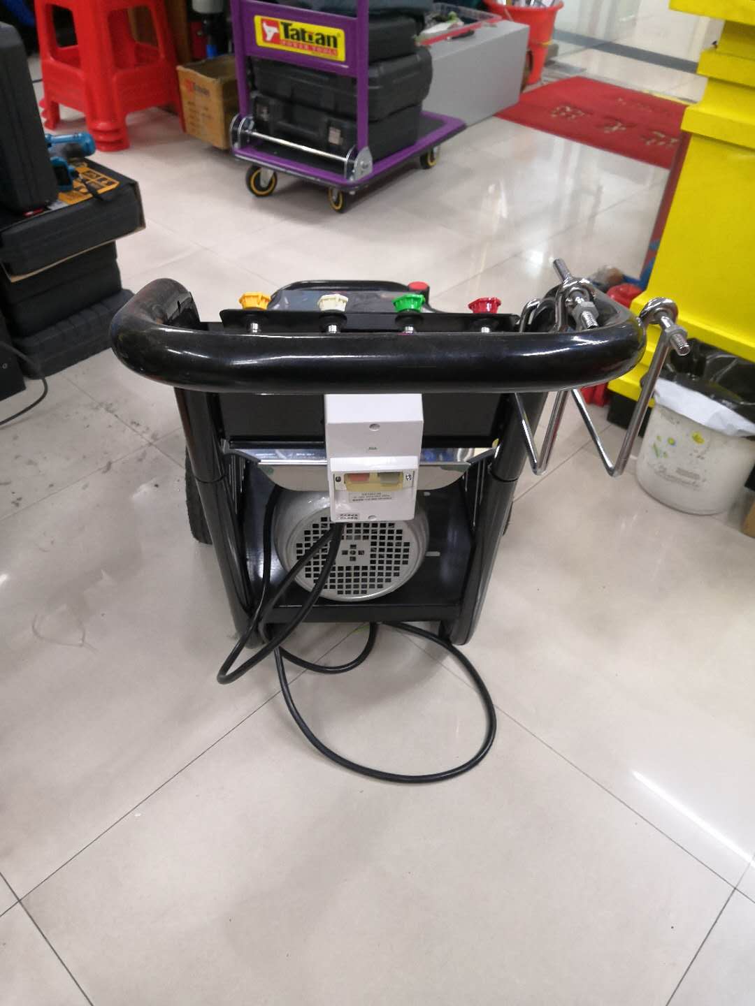 超高压家用220v大功率刷水抢枪水泵全自动清洗小型便携细节图