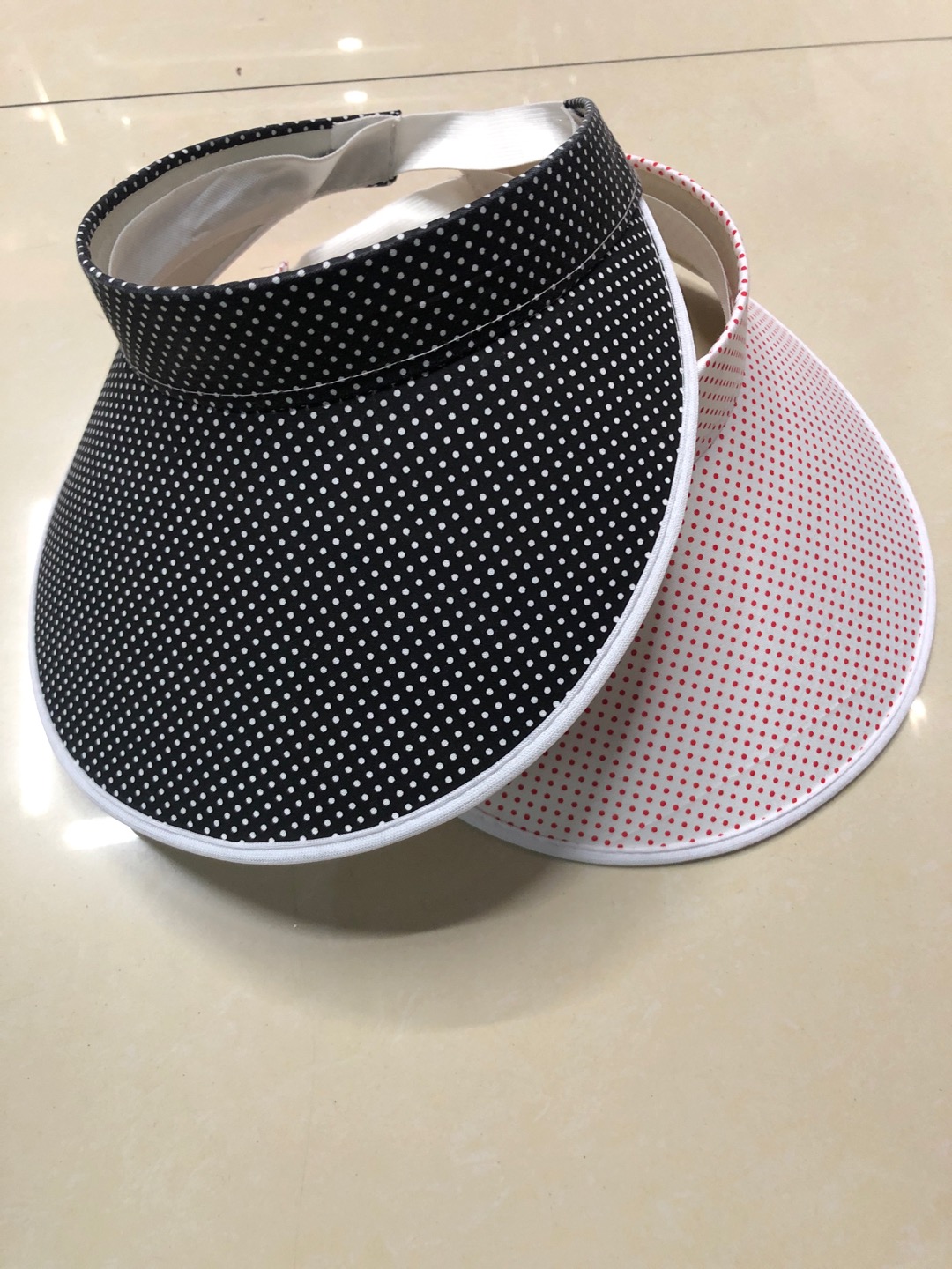 Summer Students Fashion Polka Dot Shade Uv Hat Travel Riding New Simple Style