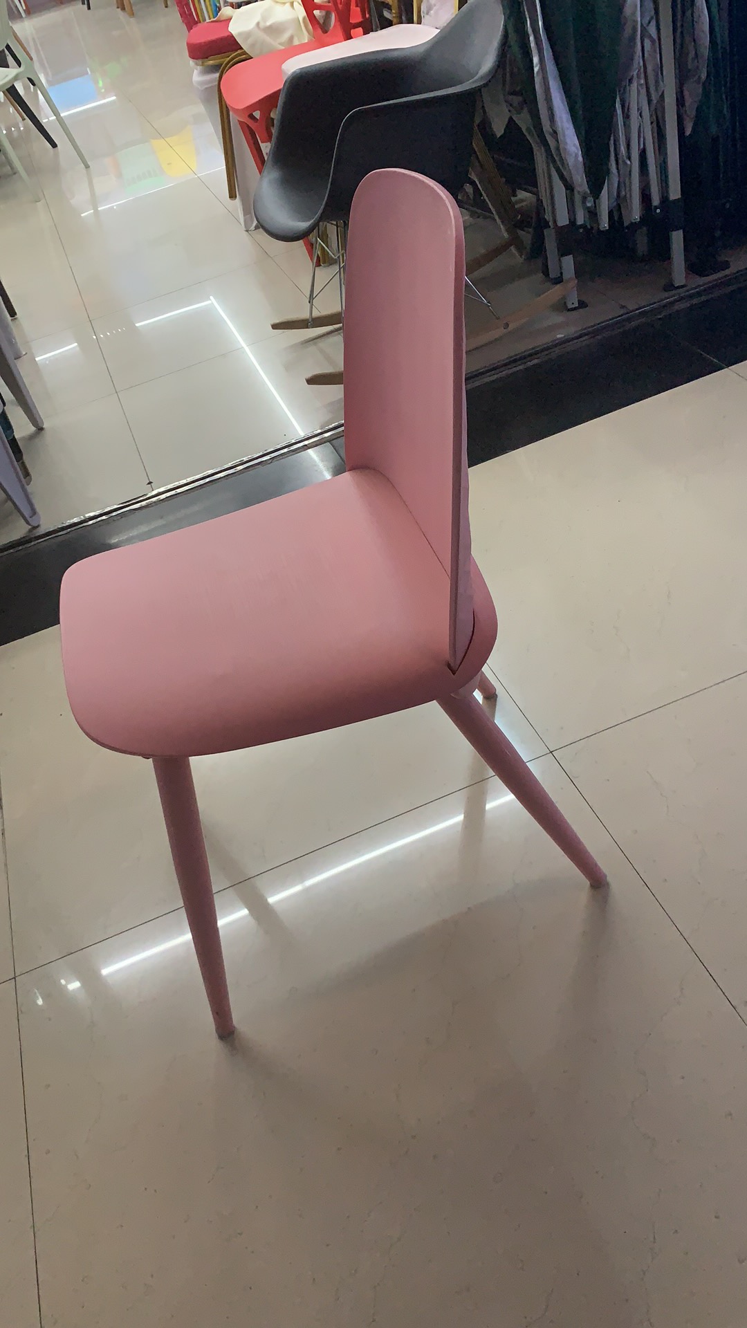 Iron Chair Nordic Simple Dining Chair Home Living Room Light Luxury Chair Cafe Leisure Chair Modern Iron Armchair details Picture