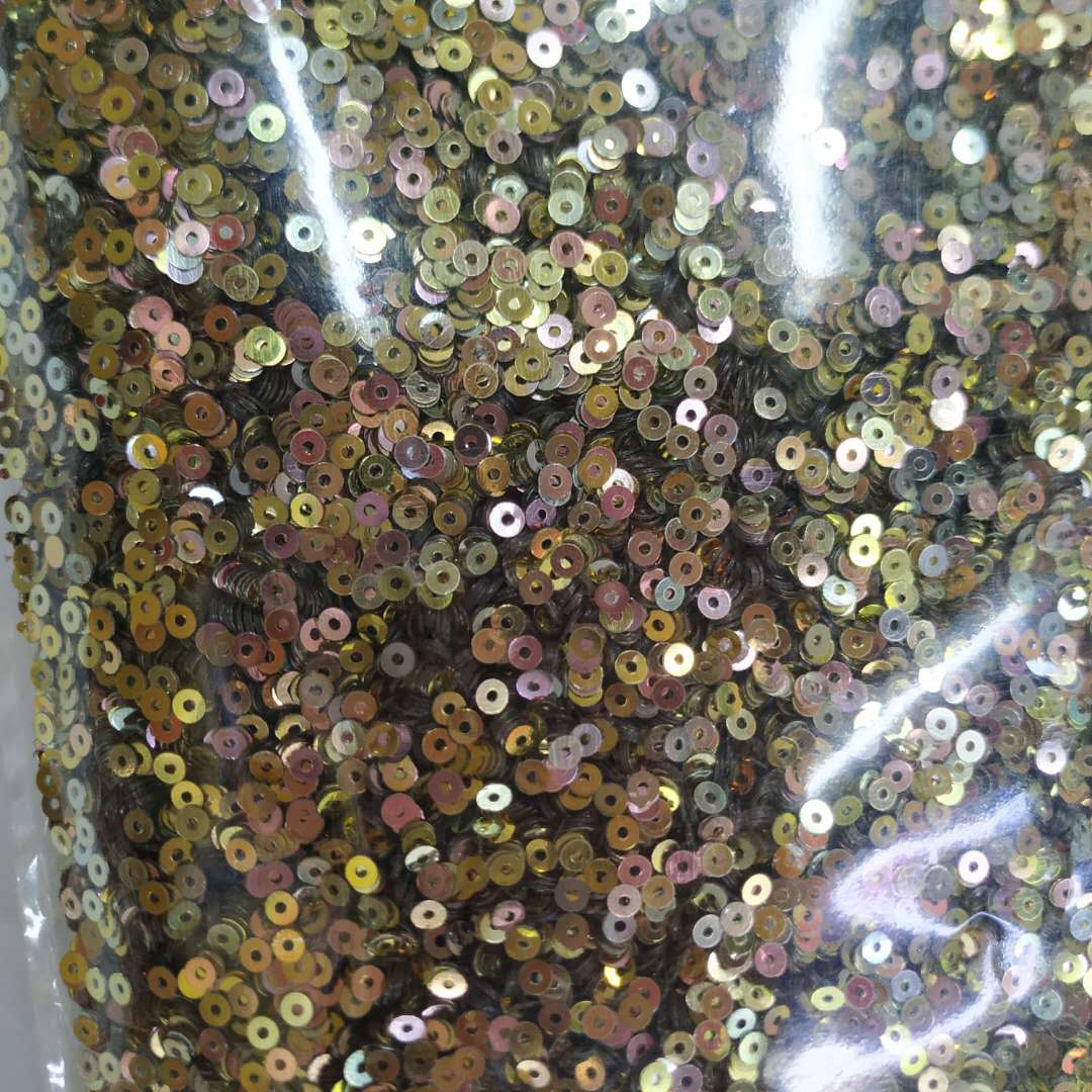 Iridescence Mini Round Gold onion powder sequin beauty, nail and eyeshadow eco-friendly seven-color sequin accessory details Picture