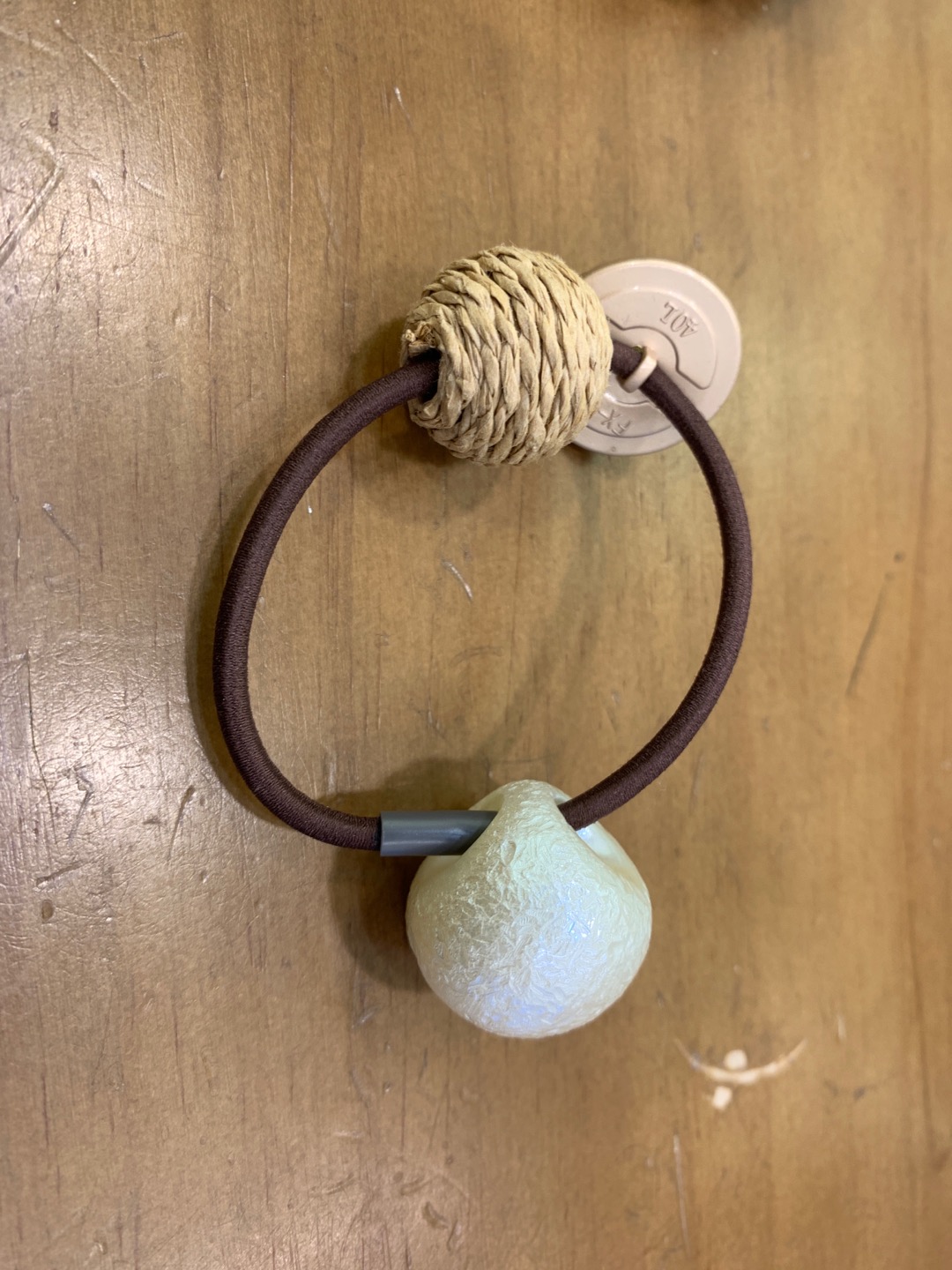 New alloy pearl, hemp rope and rubber band casual hair accessory for girls details Picture