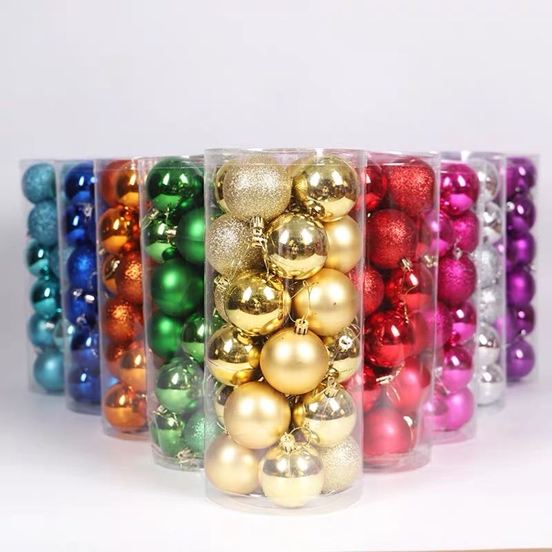 Christmas decorative balls, shopping mall decorative bright balls, festival shop window decorative hanging balls, kindergarten decorative colorful balls