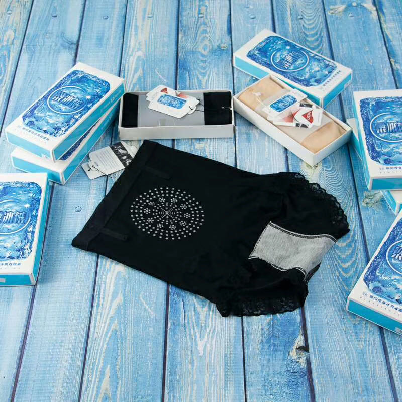 Ice Pants Seamless Underwear Summer High Waist Waist Compression Pants Women Shape Waist Summer Burst Ice Pants details Picture