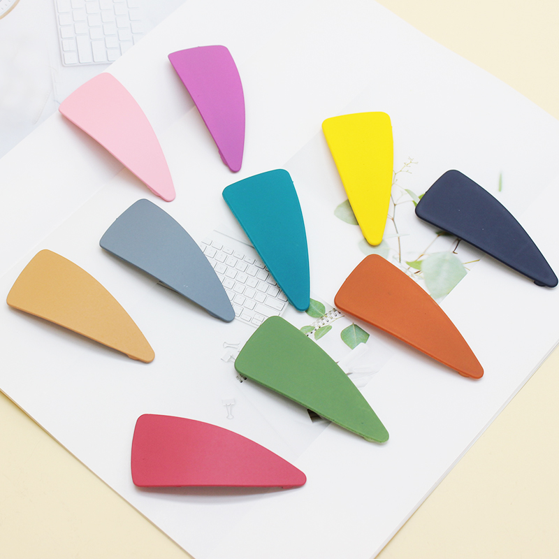 Frosted bb clips, internet-famous colorful ducktail clips, candy-colored hair clips, super fairy-like hair clips, Hyuna style Korean clip headwear for women