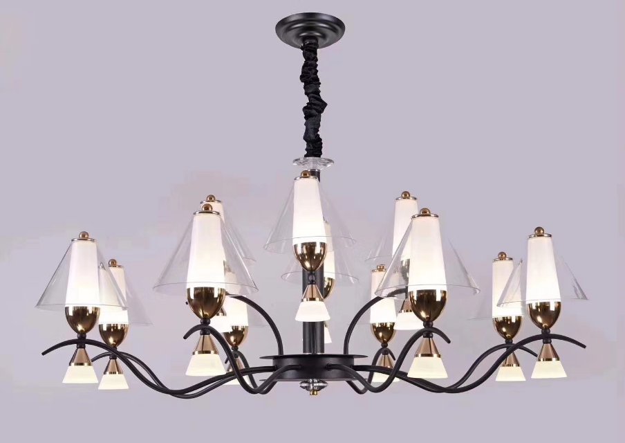Modern Nordic-style ceiling-mounted chandelier for bedroom