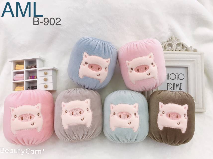 Korean version of the cute pig sleeve for women long working anti-dirty sleeve for children ins hand sleeve sleeve short autumn/winter thumbnail