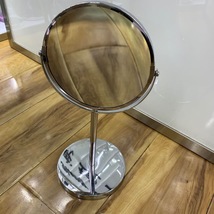 新款简约公主学生高清玻璃放大双面圆形台式桌子随身化妆镜