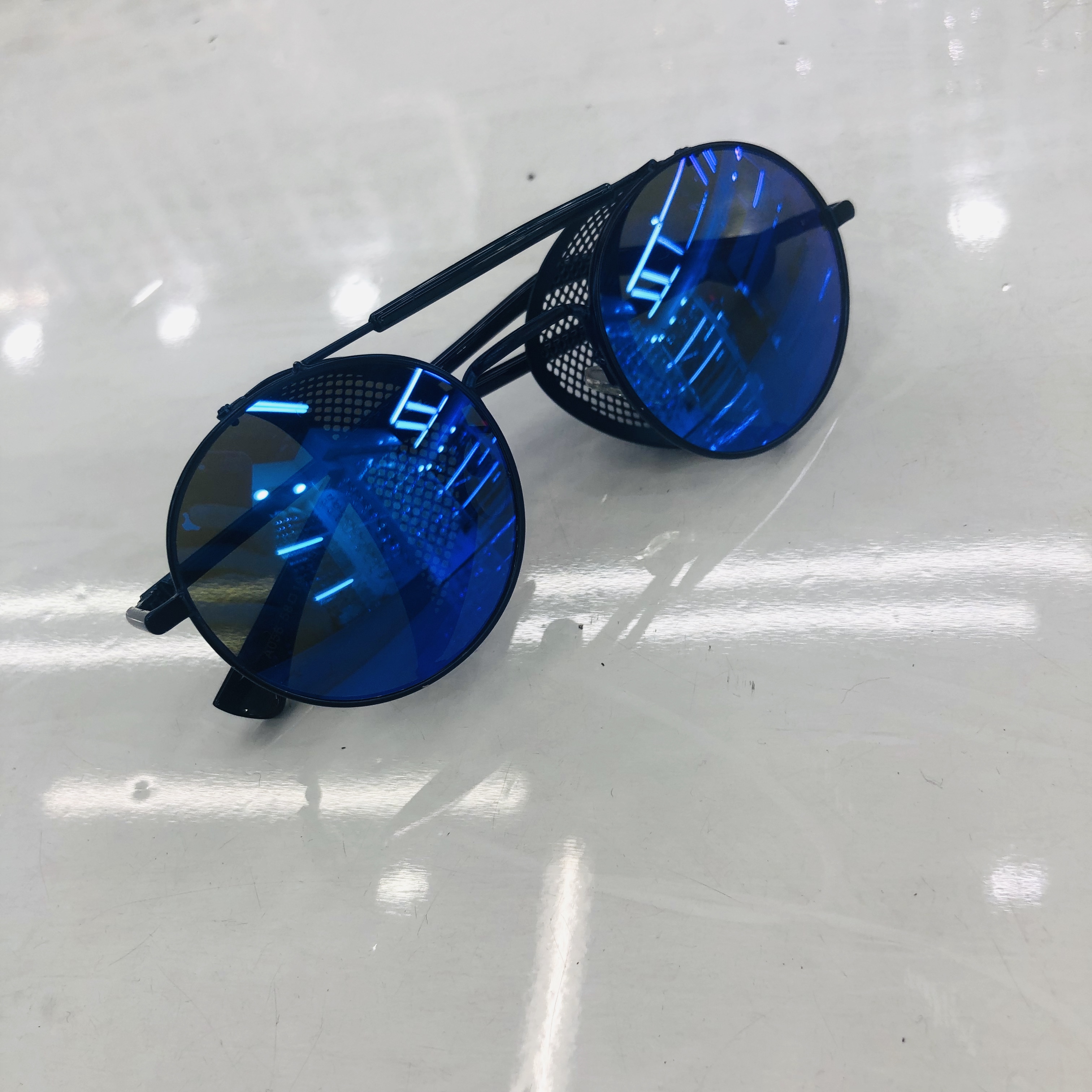 Sunglasses fashion versatile safe driving anti-UV metal glasses wholesale unisex thumbnail