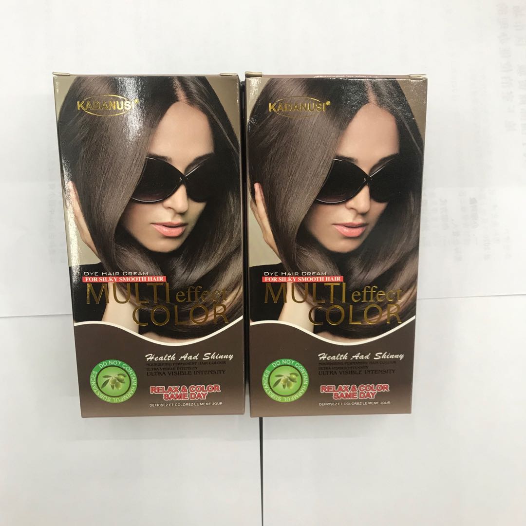 Brown Plant Hair Dye Natural At Home Hair Dye Cream For Men And Women