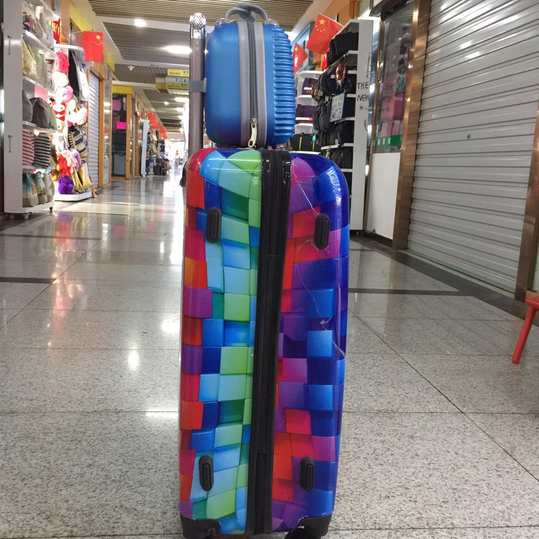 Mother and child set travel suitcase, Colorful and free, 20-inch trolley case, 28-inch suitcase Specification image