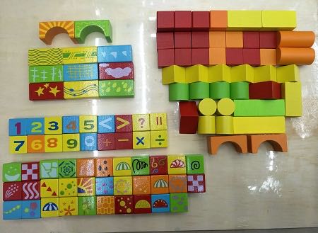 100 pieces of digital pattern building blocks Specification image