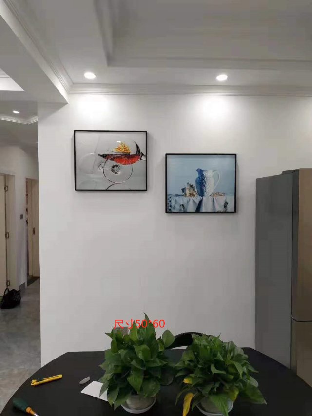 北欧客厅餐厅挂画玄关过道装饰画框画