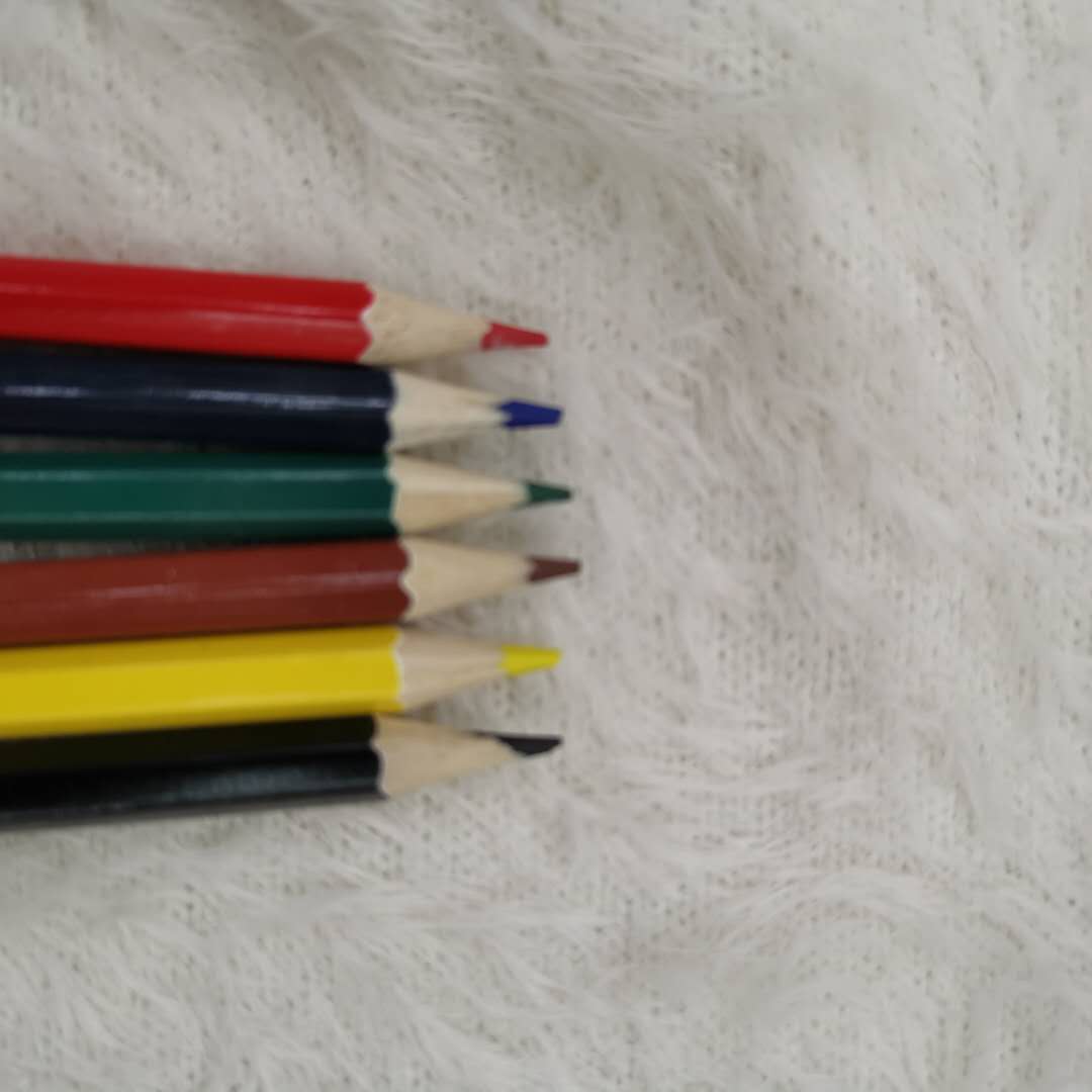 Hengchuang Color Pen Water-Soluble Color Lead Roller Curtain Set Write Continuous Hex Bar details Picture