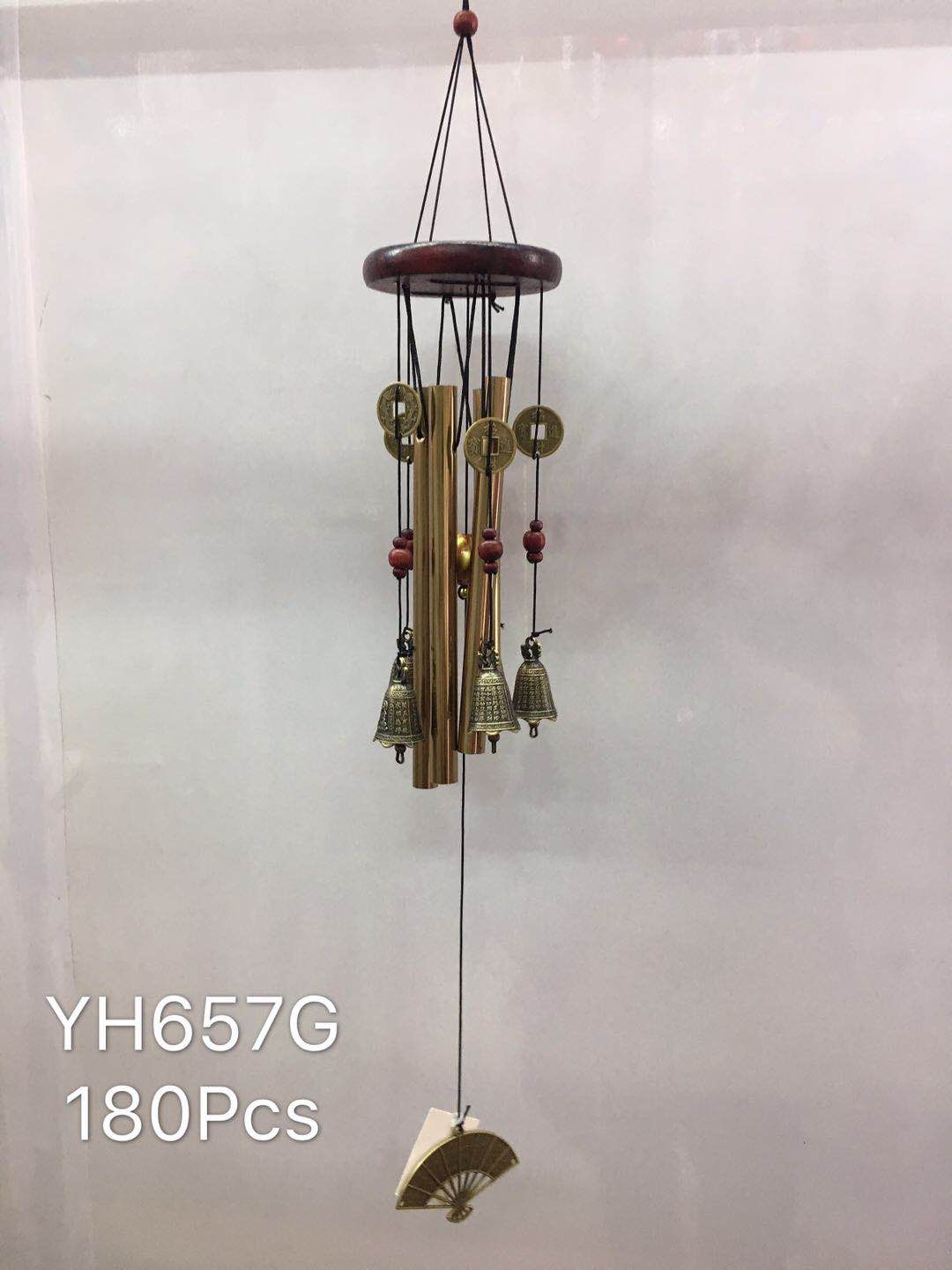Pure copper bell wind chime pendant, pastoral creative metal home, bedroom doorbell decorative handicraft 6, balcony decorative pendant, Yinghao craftsmanship details Picture