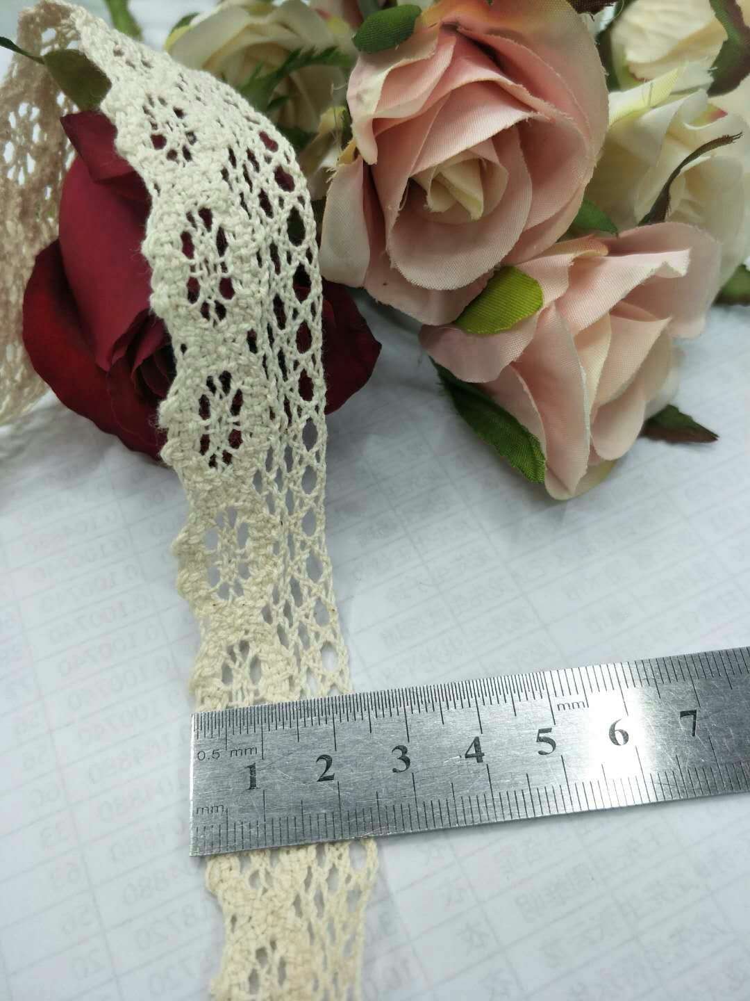 厂家现货供应棉线花边工艺花边手工DIY服装辅料