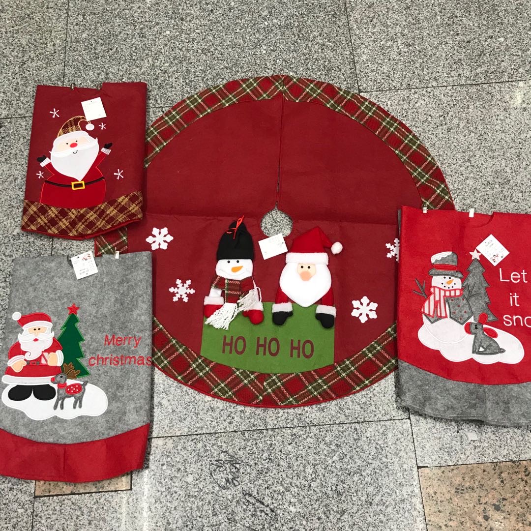 Christmas tree apron Christmas tree cushion ornament tree skirt thumbnail