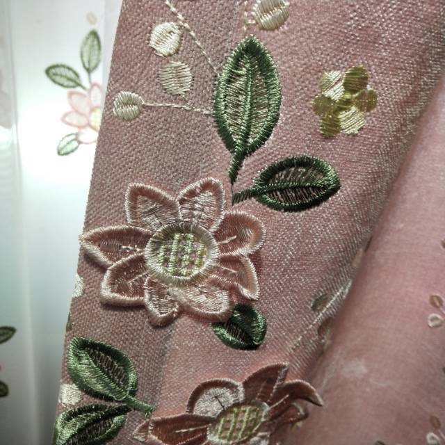 Xue Ni 'er embroidered Chinese-style curtains details Picture