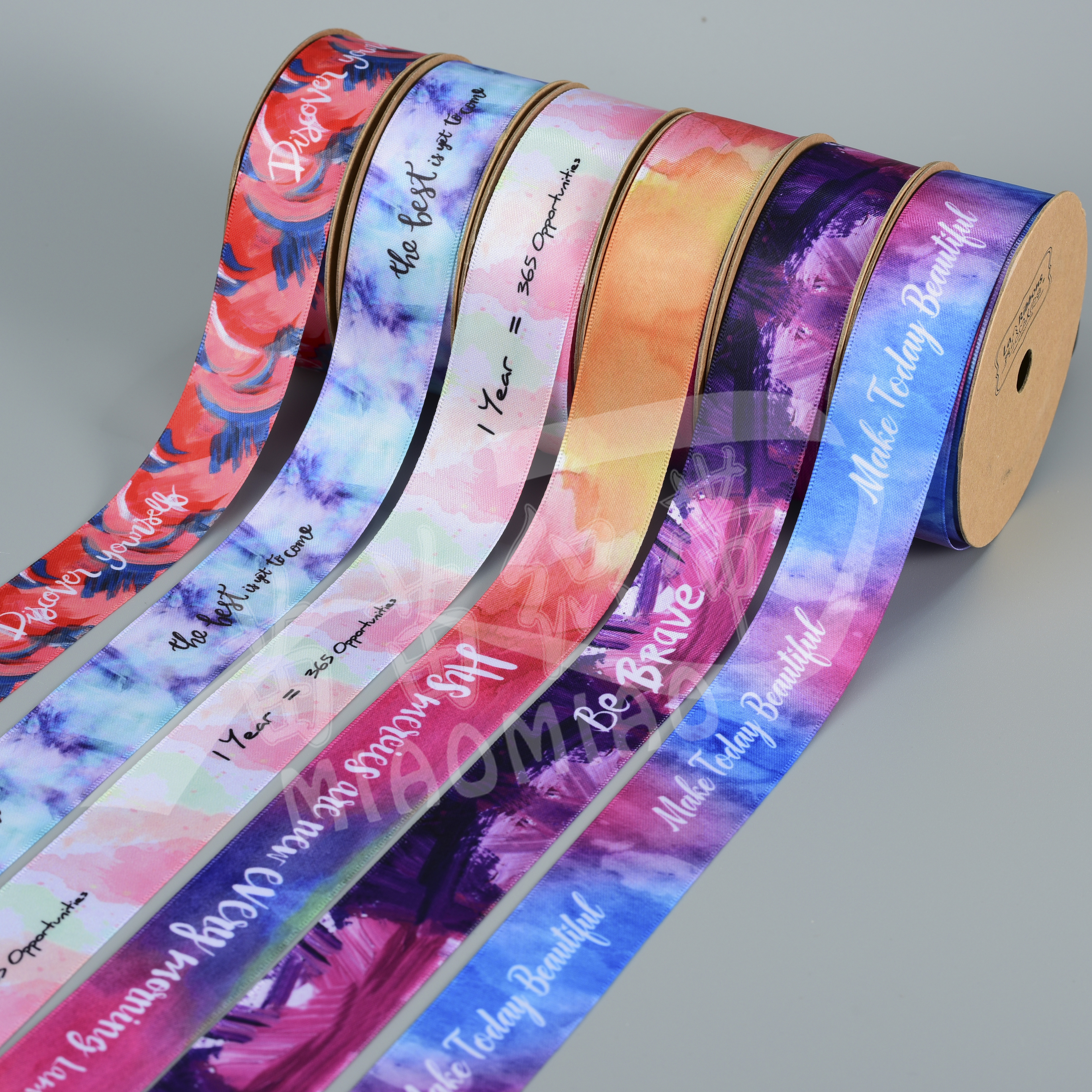 2.5cm polyester ribbon printing design novel manufacturers direct selling