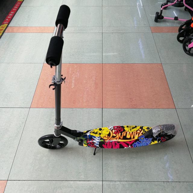 JX-9型全铁架喷漆儿童滑板车成人滑板车