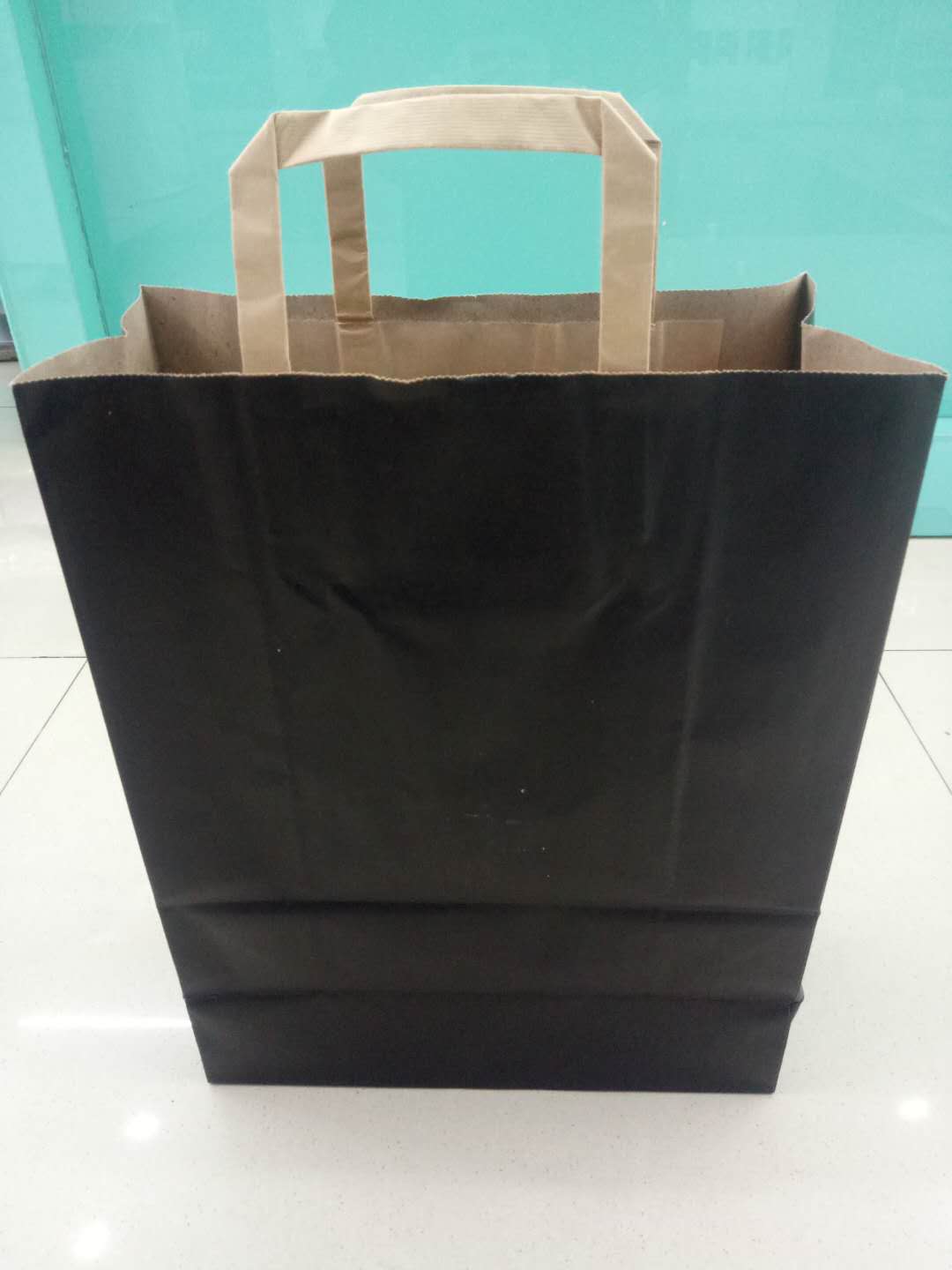 黑色手提袋手拎袋单色购物袋简单实用