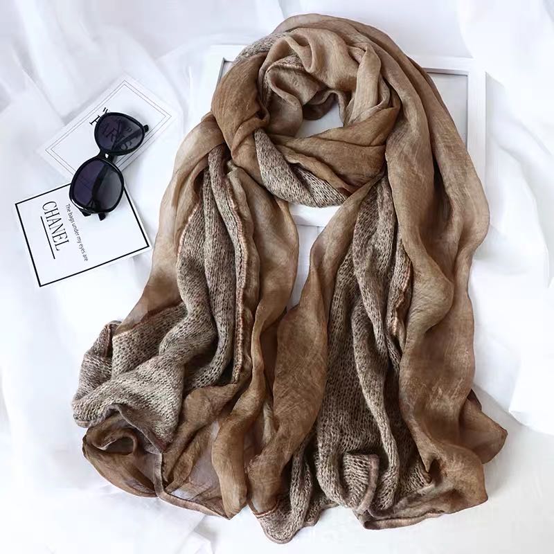 British Style Spring And Autumn New Special Elegant Everything Long Foreign Style Scarf Woman full figure