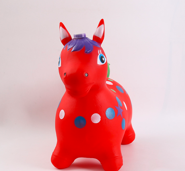 批发儿童充气玩具跳跳马大号加厚音乐彩绘地摊热卖环保材料详情图3