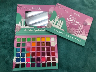 48-Color Eyeshadow Es-3041 Star Sand Eyeshadow Tray Pearl Cherry Blossom Eyeshadow Tray Goes With Everything