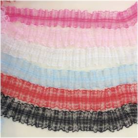 133-2 Ruffled lace lace can head ornament bag flower hat toy gift wrap ribbon garment accessories thumbnail