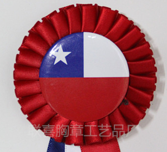 Flag Corsage Tinplate Individual Corsage Custom details Picture