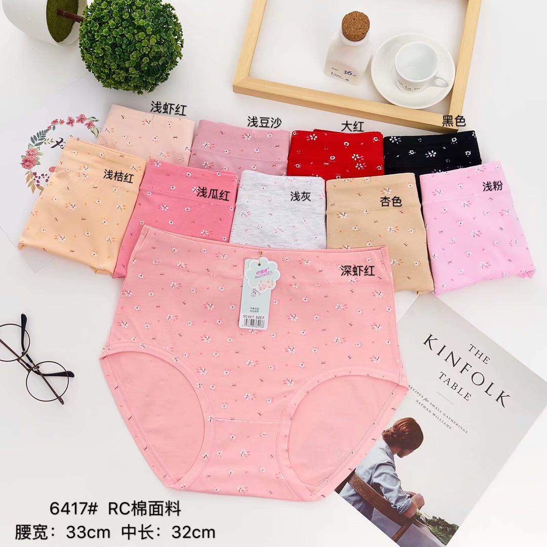 Noyadi Ladies Panties Large Ladies Triangle Print 6417#