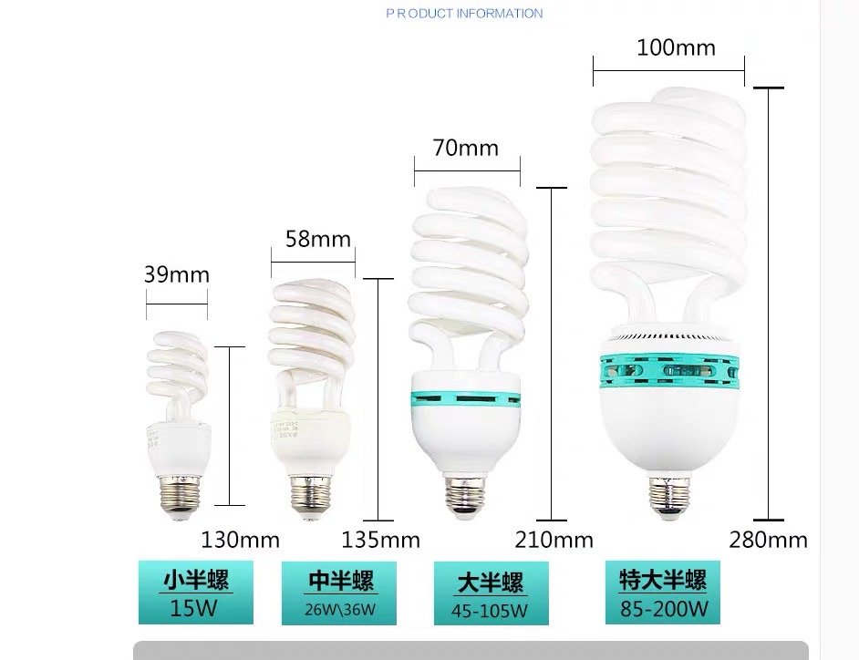White Light Led Energy-Saving Lamp Screw Household Lamp details Picture