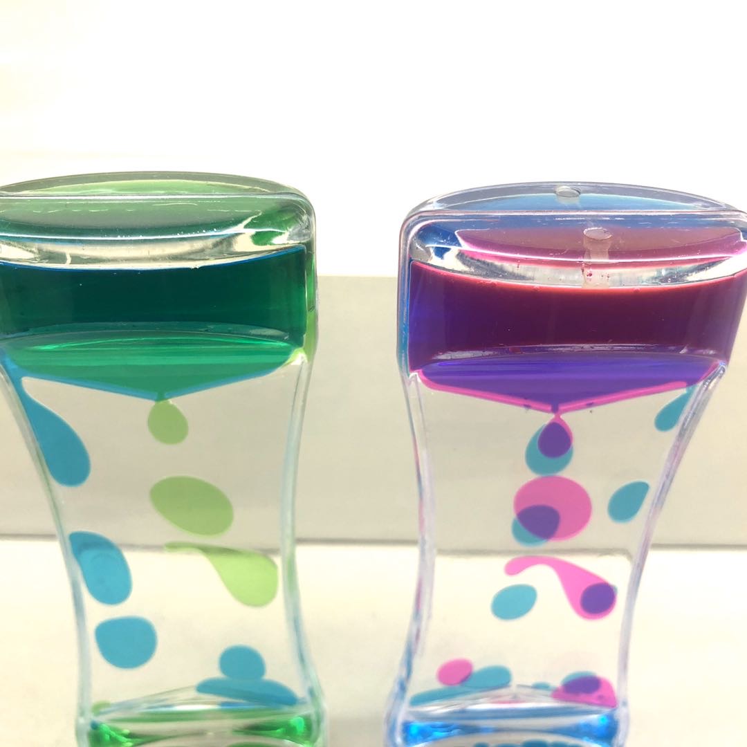 油漏水滴油滴沙漏计时器创意摆件儿童装饰品送女生日礼物